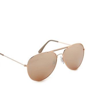 Aviator Sunglasses in Rose Gold